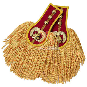 Epaulettes de Uniforme Ceremonial de Color Sólido, Venta Directa de Fábrica, Marca Privada, al por Mayor - Product Image 2