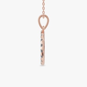 Colgante de Plata 925 con Moissanita y Halo de Cristal del Signo Zodiacal Capricornio, para Regalo Unisex - Product Image 2