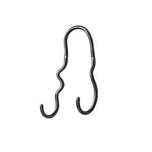 Classy Wall Mounted Double Eco Friendly Powder Coated Multifunctional Iron Hook <b>Rail</b> <b>For</b> Bedroom Organizer <b>For</b> Lawn Organizer - Product Image 1