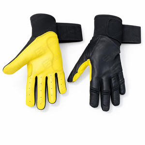 Guantes de bateo de béisbol de Venta caliente con material de poliéster/algodón y cierre de gancho y bucle Precio de puño largo/corto - Product Image 1
