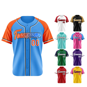 Maillots de baseball vierges en gros, impression personnalisée, broderie, uniformes sportifs d'équipe, polyester respirant, fabricant OEM - Product Image 6