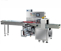 Machine d'emballage de flux sandwichs pâtisserie oreiller emballeur mini automatique biscuits oreiller machine d'emballage pour les petites entreprises