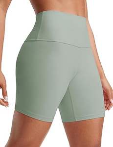 Pantalones Cortos de Ciclismo para Mujer con Estampado Personalizado, de Nylon, con Efecto Scrunch, de Compresión, Ajustados, de Venta Caliente - Product Image 5