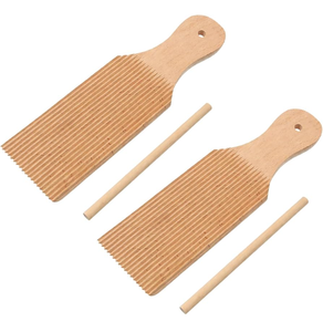 Wooden <b>Pasta</b> Gnocchi Board With Handle And Roller Handcrafted Wooden Crafts kitchen Gadget <b>Pasta</b> tool - Product Image 2