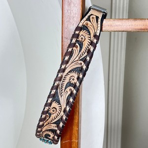 ปลอกคอสุนัขหนังแท้ปรับโลโก้ได้ตามต้องการหรูหราหนังแท้ - Product Image 6