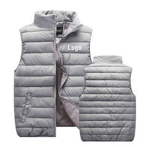 Chaleco Deportivo Acolchado de Invierno Personalizado para Hombre, con Cuello Camisero, Grueso, de Algodón, Impermeable, de Poliéster - Product Image 6