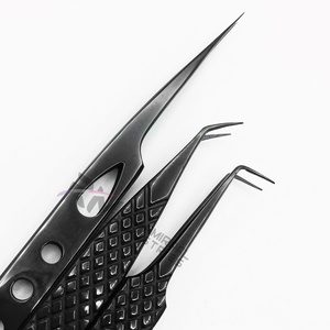 Pince à épiler professionnelle RMI de haute qualité, personnalisable, en acier inoxydable, précision anti-magnétique, couleur arc-en-ciel, pointue, 10 mm - Product Image 4