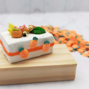 ชิ้นส่วนแครอทจิ๋วจากดินโพลิเมอร์สำหรับตกแต่งบ้านตุ๊กตา งานฝีมือ DIY และอุปกรณ์ตกแต่งเล็บ สำหรับเด็กอายุ 14 ปีขึ้นไป - Product Image 3