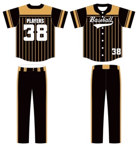 Uniformes de Béisbol Personalizados para Hombre, Conjunto de Pantalones y Camiseta a Rayas, Transpirable, de Poliéster, Manga Corta, para Todas las Temporadas, Ropa Deportiva para Adultos - Product Image 1