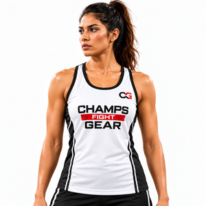 Camiseta de Compresión sin Mangas para Mujer, Personalizada OEM, para MMA, Muay Thai, BJJ, Grappling, de Secado Rápido, para Entrenamiento de Artes Marciales - Product Image 3