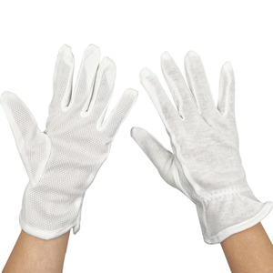 Gants de cérémonie en coton blanc 100% pour enfants, gants d'inspection maçonniques, gants de parade - Product Image 3