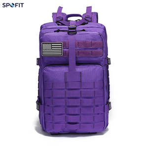 Sac à dos tactique Oxford camouflage style national personnalisé en gros 45L Molle imperméable antivol avec doublure en polyester pour hommes - Product Image 6