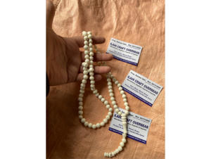Tasbih Misbaha de prière islamique moderne et rustique en os de buffle poli, écologique, 99 perles, de la marque ILAHI - Product Image 2