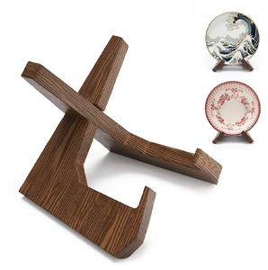 Support à assiettes en bois pour évier de cuisine, égouttoir à vaisselle, accessoires, support pour assiettes, bols et livres, au prix le plus bas - Product Image 5