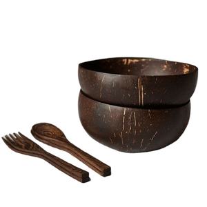 Article écologique | Bol à noix de coco et cuillère à noix de coco de fournisseur authentique - Product Image 3