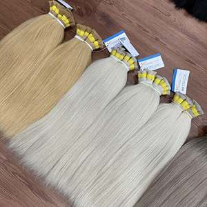 Hermosas Extensiones de Cabello Natural Liso al Por Mayor, 100% Cabello Humano Vietnamita, Sin Enredos, Muy Brillante, Varios Colores, Sin Caída - Product Image 1