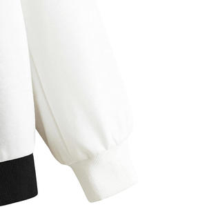 Sudadera con Capucha para Mujer, Diseño Color Block, Manga Larga, Estilo Holgado, Tejido de Algodón y Fibra de Bambú, Estilo Casual Otoñal - Product Image 3