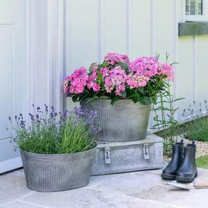 Jardinière galvanisée en profondeur avec une construction robuste, idéale pour les arbustes, les arbres, les fleurs et le jardinage potager - Product Image 2