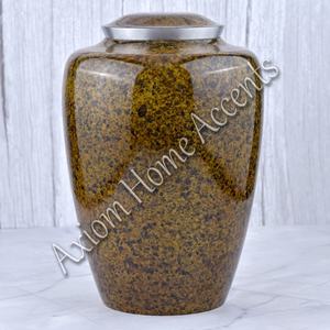 Elegante urna de cremación de aluminio con acabado pulido Hermoso recuerdo conmemorativo de Axiom Home Accents - Product Image 3