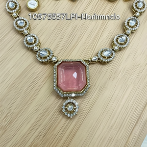Designer Crystal Stone <b>Necklace</b> Set 10575557LPI-Premium Crystal Jewelry - Product Image 2