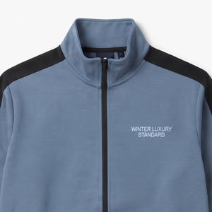 Sportswear Training Tracksuit Midweight Four-Way Stretch Breathable Windproof Performance <b>Track</b> <b>Jacket</b> Sweatpants Set Custom - Product Image 3