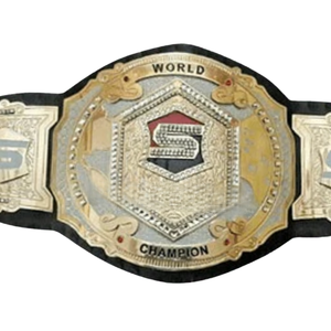 Ceinture de champion de lutte personnalisée, design sur mesure avec forme hexagonale en S, ceinture de champion plaquée or, qualité supérieure - Product Image 2