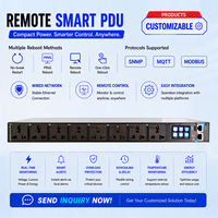 PDU intelligent personnalisé avec protection contre les fuites, contrôle à distance (MQTT, SNMP, TCP/UDP), mise à niveau du micrologiciel LVD Modbus pour installations minières