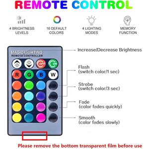 9W RGB LED Light <b>Bulbs</b> 40W Equivalent A19 E27/<b>E26</b> 6500K Warm White 16-Color Multicolor Smart <b>Bulbs</b> RGB Color Changing - Product Image 3