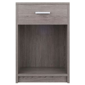 Tavolino Rennick grigio cenere, comodino elegante dal design confortevole - Product Image 4