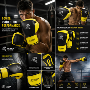 Guantes de Boxeo Profesionales de Piel Sintética para Entrenamiento al Aire Libre, con Logotipo Personalizado OEM, 6oz 8oz 10oz 12oz 14oz 16oz Premium - Product Image 3