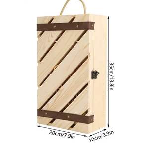 Support à bouteilles en bois de qualité supérieure pour comptoir de cuisine, rangement pour bouteilles de vin, organisateur en bois massif pour salle à manger - Product Image 1