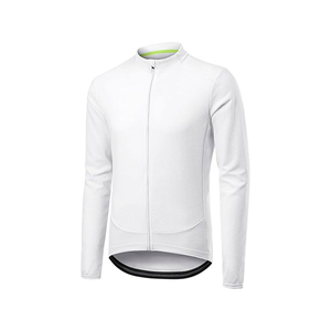 Maillot de Ciclismo Beige de Manga Larga con Cierre Frontal Completo para Hombre y Mujer, Ropa Deportiva - Product Image 5