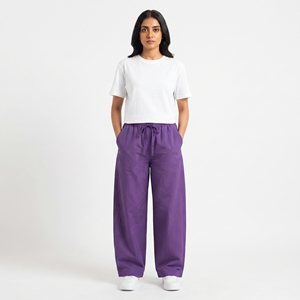 <b>Women</b>’s Loose Fit Wide Leg <b>Summer</b> <b>Trousers</b> High Waist <b>Lightweight</b> Casual Nylon Polyester Pants for Streetwear Daly Wear Pant - Product Image 1