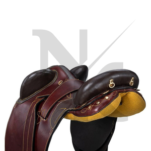 Silla de Doma Australiana Más Vendida, Cuero Vacuno Premium, Ajustable, con Armazón de Madera, Exportación B2B Mundial - Product Image 6