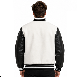 Blouson universitaire pour homme en laine, personnalisé, style bomber, uniforme d'équipe, broderie, vente en gros, fabricant, fournisseur, ODM, club - Product Image 3