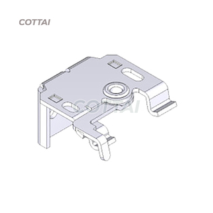 Soporte de extremo de resorte con 2 tornillos para persianas verticales inalámbricas | Hardware de montaje de elevación manual-Metal - Product Image 5