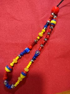 Unique Hand Beaded Embroidered <b>Lanyard</b> <b>for</b> ID Cards <b>Keys</b> and Accessories - Product Image 1