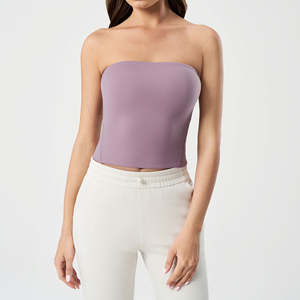 En Stock, Sujetador Deportivo de Yoga Sexy de Alta Calidad, Agradable al Tacto, con Relleno para Mujer - Product Image 1