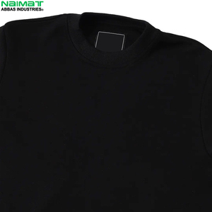 Relaxed Fit Loungewear Outer Layer Crewneck Sweatshirt Men <b>Comfy</b> Cotton Soft Material Pullover Fleece Top - Product Image 2