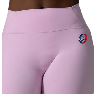 Pantalon large taille haute rose clair pour femme, extensible, idéal pour le yoga, l'entraînement, la gym, le fitness, la détente et les voyages - Product Image 4