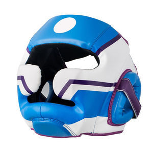 Protectores de Cabeza para Boxeo al Por Mayor, Protección Facial Completa, Protectores de Cabeza Personalizados, Casco de Boxeo de Cuero Granulado de Color Liso - Product Image 2