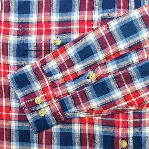 Solid Color Fashion Long Sleeve Check <b>Mens</b> Custom Plaid Vintage <b>Flannel</b> <b>Shirts</b> - Product Image 2