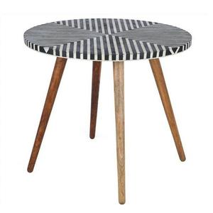 Modern Style Natural Antique Bone Inlay Restaurant <b>Table</b> Eco Friendly Handcrafted Dining <b>Table</b> Luxury Hotel Cafe Furniture Home - Product Image 3