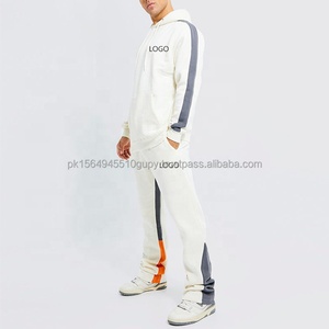 Survêtement de remise en forme joggers sport gym simple survêtements pour hommes logo personnalisé haute qualité personnalisé Sport Gym Flare plaine survêtement - Product Image 2