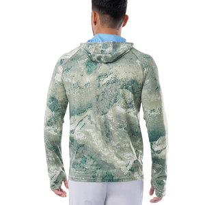 Sweat-shirts de pêche respirants de qualité supérieure UPF 50, mélange polyester/nylon, design moderne, en solde - Product Image 3