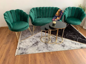 Juego de Sofás de Cuero de Lujo de 4 Plazas, Reclinable Ajustable de Alta Calidad, con Cojines Suaves y Cómodos, Muebles para Sala de Estar - Product Image 5