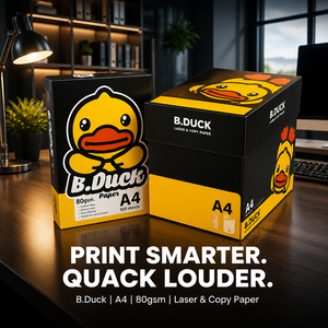 Papier copie blanc B.DUCK A4 léger 80 g/m² durable fabriqué en Thaïlande pour des performances optimales - Product Image 4