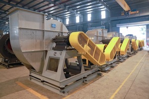 Ventilateur centrifuge en acier inoxydable, durable, pour usage industriel, modèle CPL-8-10I, entraînement par courroie, norme d'exportation, fabriqué par PLG au Vietnam. - Product Image 4
