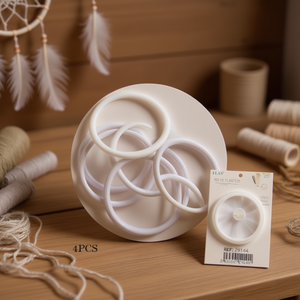 Aro de Plástico Ilan de 110 mm para Atrapasueños, 4 Piezas - Product Image 3