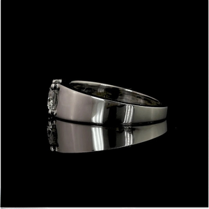 Anillo de Boda Elegante y Lujoso para Hombre con Diamante Cultivado en Laboratorio, Oro Blanco, 1.00 CT, Certificado IGI, para Compromiso y Boda - Product Image 2